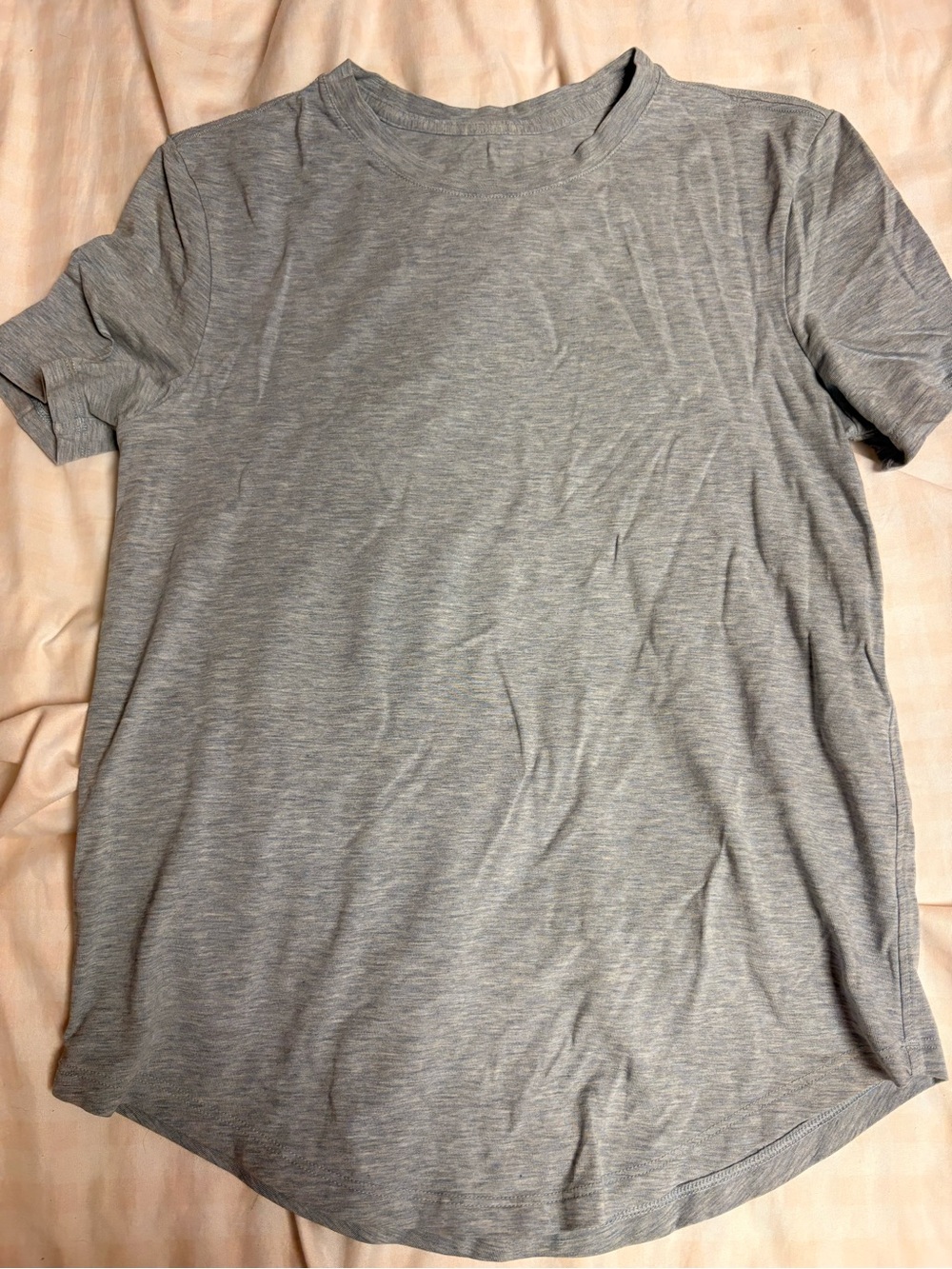 lululemon athletica Heather Gray Short Sleeve Tee best for size xs